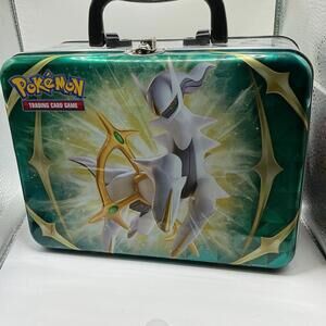 Pokemon Arceus Empty Lunchbox Tin 2022 Collectors Chest
